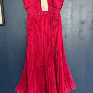 Self Portrait Pink Chiffon Dress - US 6/UK 10